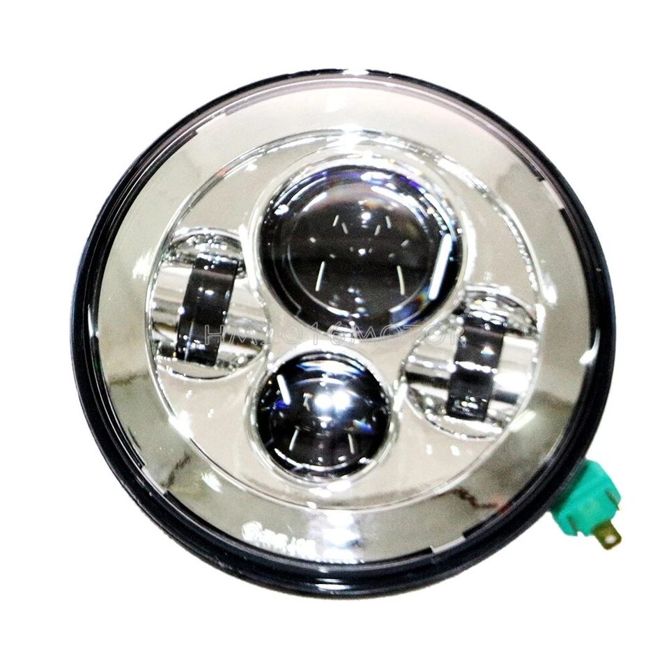 Proyector de faros LED de 7 pulgadas para Yamaha V-Star Vstar XVS 650 Classic XVS1100 Foto 4 de 4