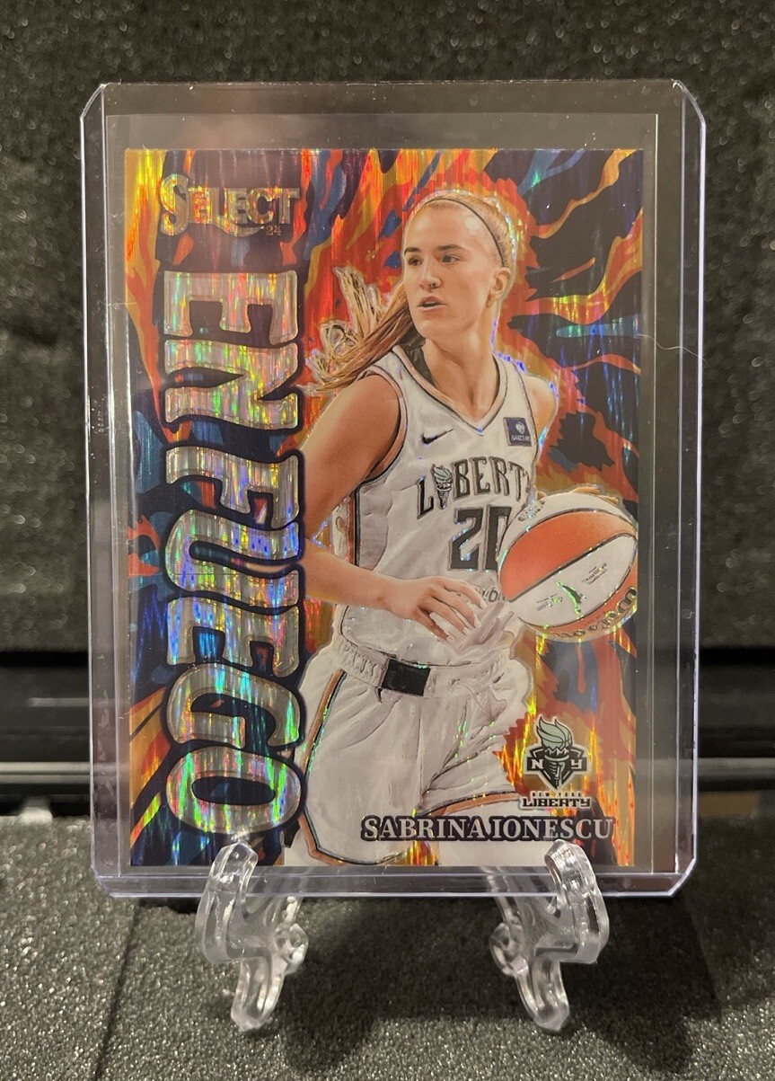 Sabrina Ionescu 2024 Panini Select En Fuego Silver Flash Prizm #2 Liberty 🔥🔥
