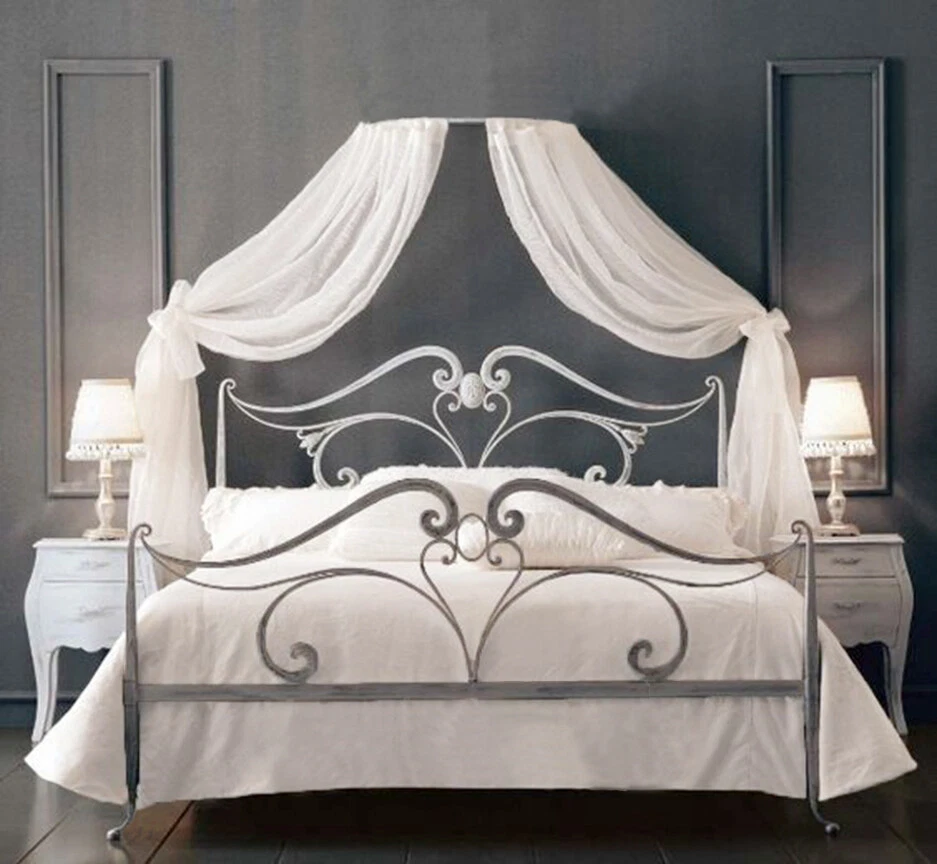 White canopy outlet bed frame queen