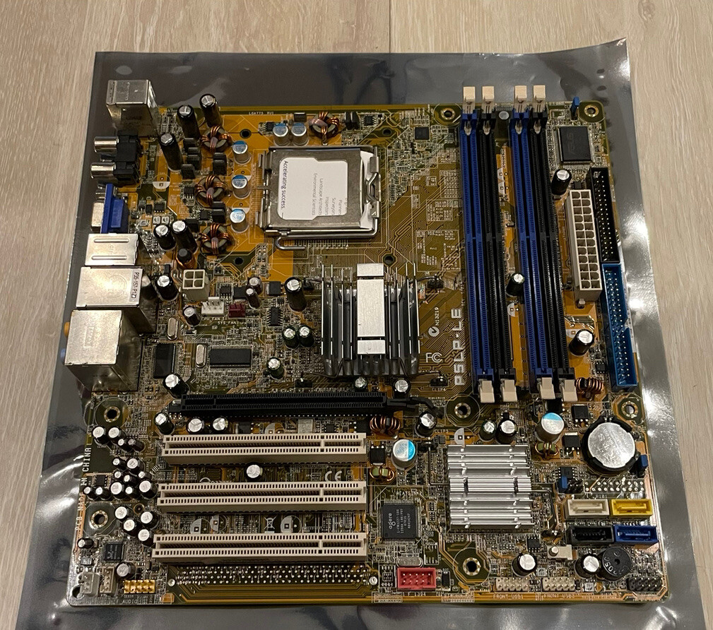 HP ASUS P5lple Rev 5.03 Intel Core 2 Duo 1.86 CPU 4gb RAM Motherboard