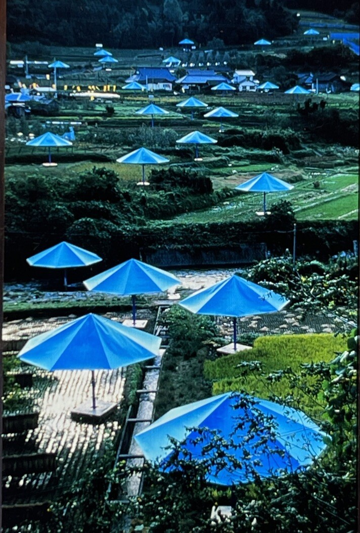 Christo “The Umbrellas, Japan ” 35mm Environmental Modern Art