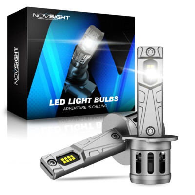 NOVSIGHT H1 LED Headlight Bulbs Conversion Kit 6500K 20000LM Super Bright Lamps