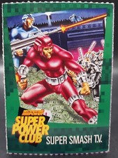 Tarjeta de revista Nintendo Super Power Club de la década de 1990 #20 Super Smash TV SNES