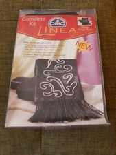 Wine Fringe Scarf craft Kit Linea Creative World DMC C38