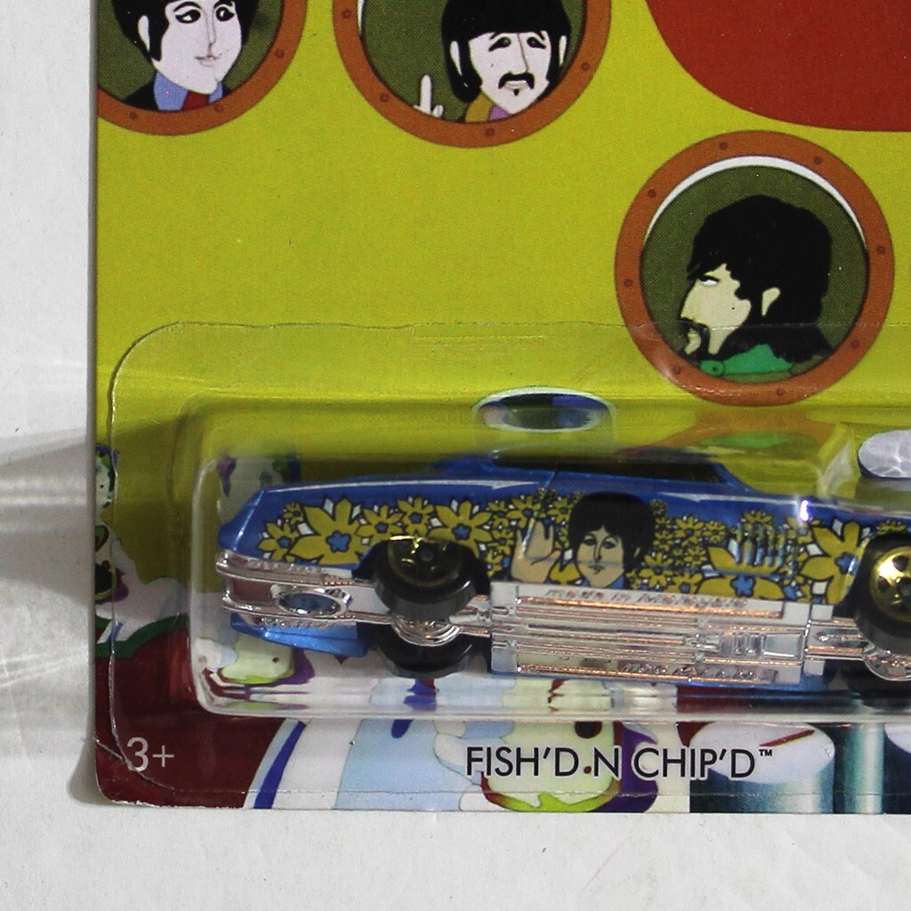 Hot Wheels Fish'd N Chip'd - Série Beatles Yellow Submarine - 1/64 - 2016