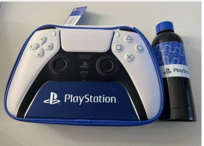 Playstation PS5 Controller Lunch Bag und Trinkflasche / NEU mit Etikett gratis Versand