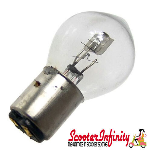Lampadina Faro (presa BA20D, BOSCH) 25/25w 12v Lambretta (GP, LI, SX, TV) - Foto 1 di 1