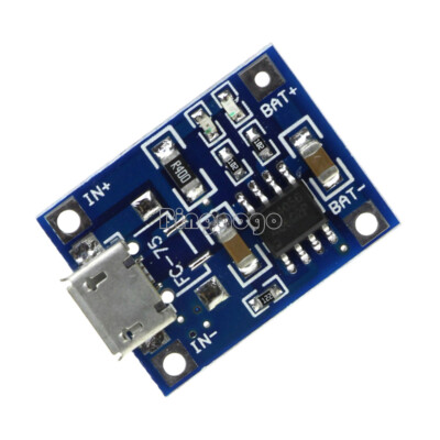 2PCS Model TP4056 5V Micro USB 1A Lion Battery Charger Board with Protection