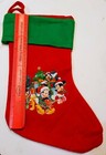 3 Mickey and Friends Felt Christmas Stockings Red & Green Felt Disney 2 Sm 1 Lg — photo 3