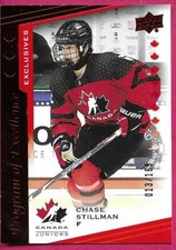 2021-22 UD Team Canada Juniors CHASE STILLMAN #116 Program Excellence 013/165