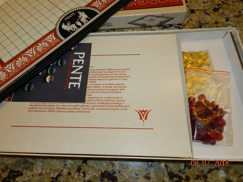 EUC, Pente Glass Stones Classic Game of Skill by Parker Brothers 1984 - Picture 2 of 2