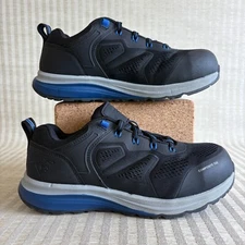 Herman Survivors Cassle Mens Sz 9 Black Composite Safety Toe Work Shoes Sneakers