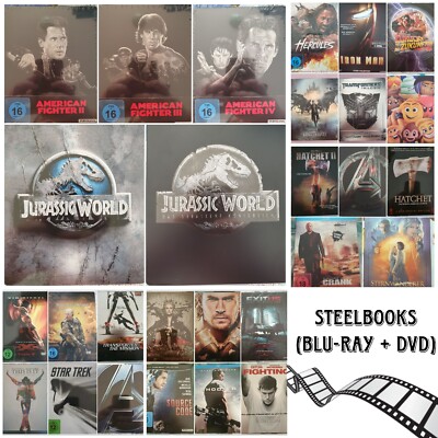 Blu-ray und DVD Steelbooks zum aussuchen (Source Code, Shooter, Triple X)