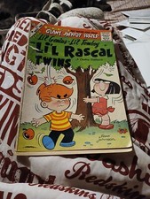 LI'L RASCAL TWINS #15 Charlton Comics 1957 Silver Age Cartoon Genius Tomboy