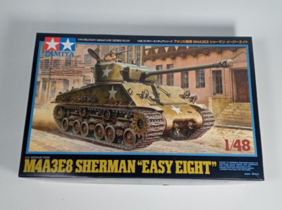 Tamiya 1/48 U.S. Medium Tank M4A3E8 Sherman Plastic Model Kit 32595 In Stock