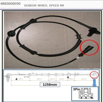 Sensor De Rotação Ssangyong Kyron Actyon Rexton A1621533028 | Parcelamento sem juros