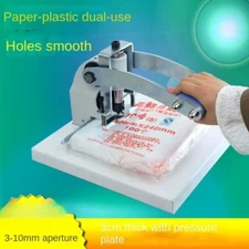 T2 Manual Hole Punch Fabric Plastic Menu Heavy Duty Hole Punch Punchers