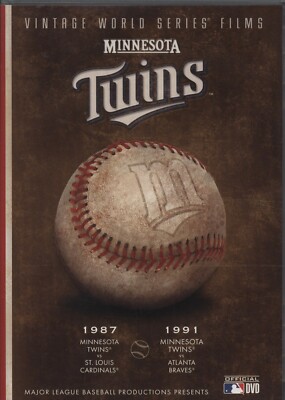 MLB WORLD SERIES FILMS  MINNESOTA TWINS 1987 & 1991 Baseball DVD !NEU!