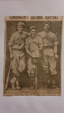 Reds Gordon Slade Mark Koenig Jim Bottomley 1934 Picture Panel 
