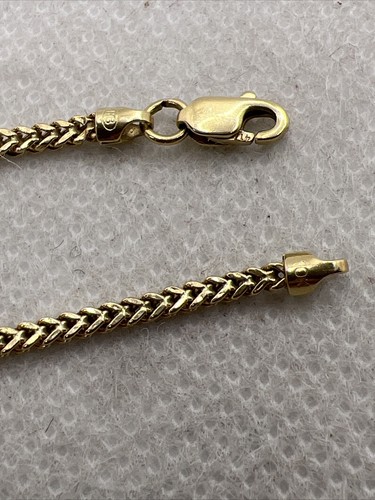 BELLISSIMA Collana Catena Oro Giallo 10K GRANO 1,7mm Larga 21,75"" Lunga 3,5gr. - Foto 9 di 12