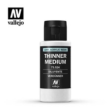 VALLEJO 73524 THINNER MEDIUM 60ml (to thin paint for brush)
