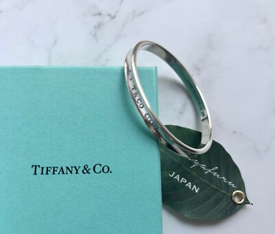 [Tiffany] ティファニー 1837 Silver Narrowband Bracelet TIFFANY & Co.1837 Narrow Bangle Bracelet Sterling Silver 925