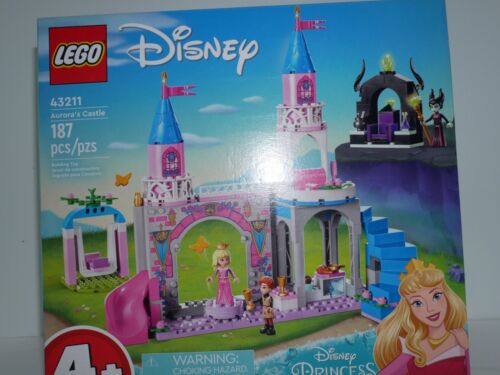 Lego Disney Princesa Aurora's Castle Building Set, #43211 Bella Durmiente Nuevo en Caja - Imagen 2 de 6