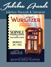 Wurlitzer Models 24 and 24A Service Manual, Diagnosis Charts & Color Brochure 