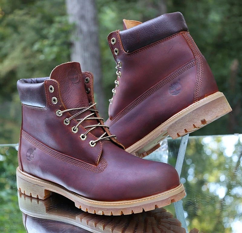 Timberland Heritage Premium 6 Inch Boots Men s Size 13 W Brown Ankle Boots 27094