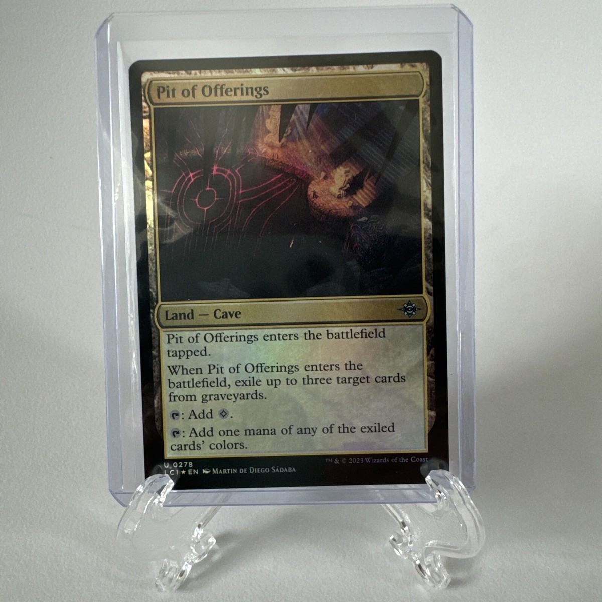 MTG Ixalan Pit of Offerings Foil LCI NM/M