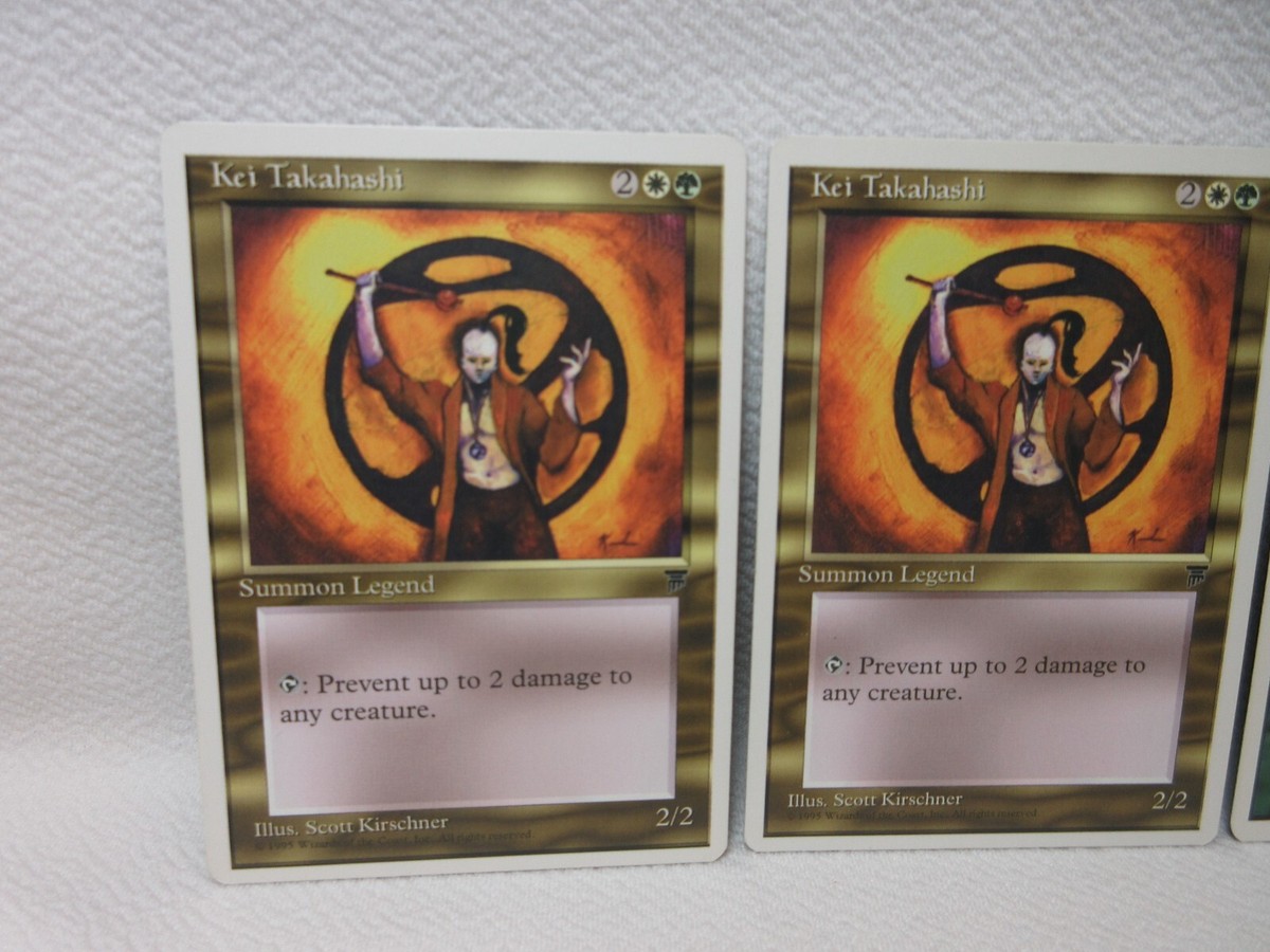 KEI TAKAHASHI X3 MAGIC THE GATHERING CHRONICLES VINTAGE RARE