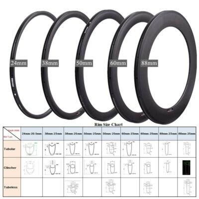 Fixed Gear Rear Wheels 24H Carbon Fiber Track Bike Backward Wheel