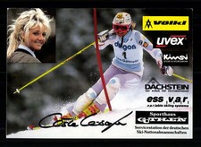 Christa Kinshofer G�thlein Autograph Card Original Signed Ski Alpine ##G 29456