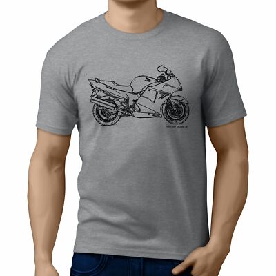 JL Illustration für eine Honda CBR1100XX BLACKBIRD Motorrad Fan T-Shirt