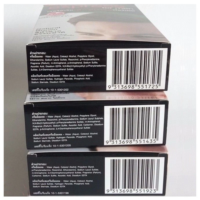 Tinte restaurador para hombre Restoria Express para cubrir color de cabello gris tono crema Foto 3 de 4