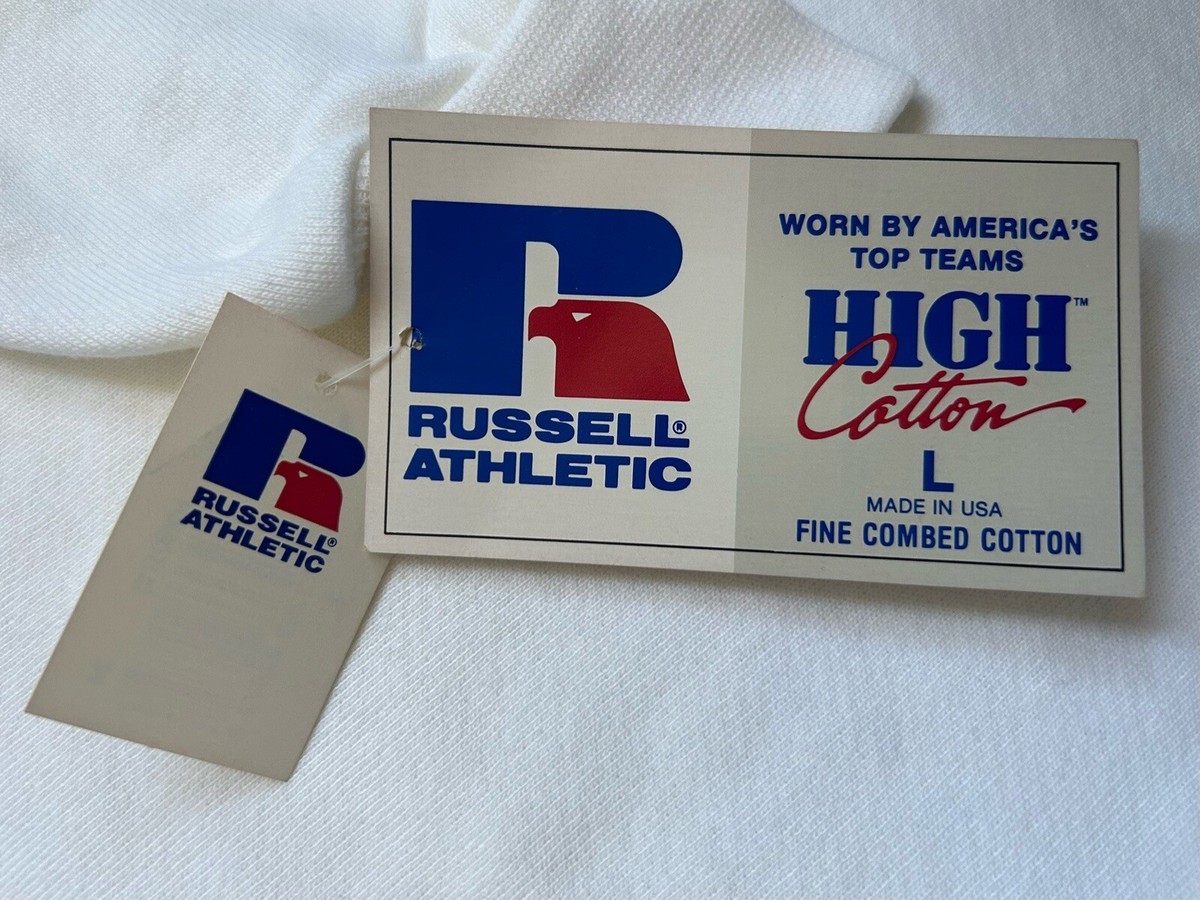 vintage russell high cotton crewneck sweatshirt mens size L vintage russell high cotton crewneck sweatshirt mens size L