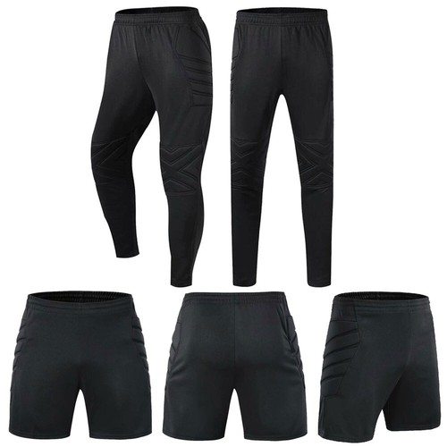 Kids Boys Sweatpants Sport Pants Goalkeeper Teamwear Bottoms Shorts Football - Picture 1 of 25