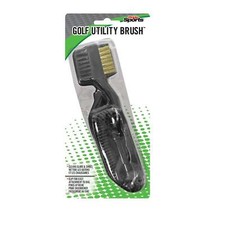 NEW Pride Sports Golf Utility Brass Nylon Brush / Cleans Clubs/Shoes Ship Free