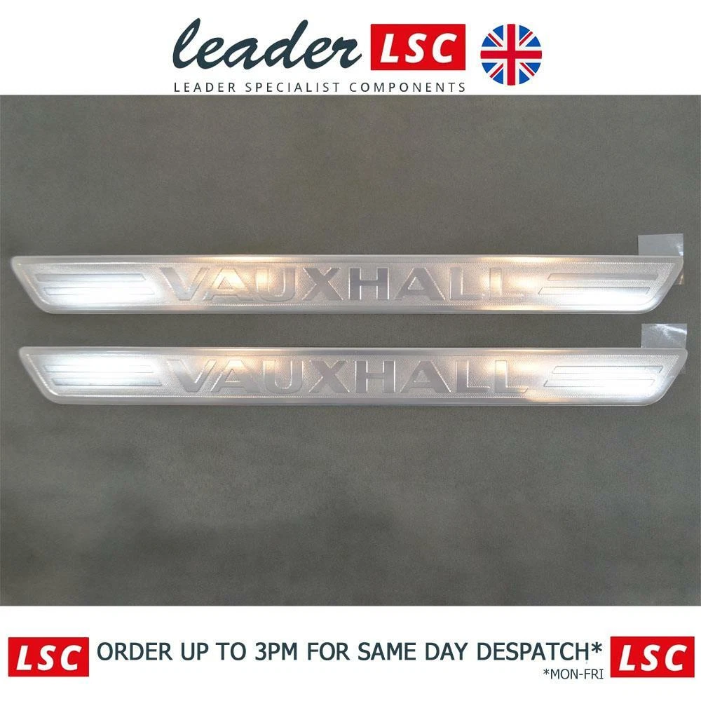 ORIGINAL VAUXHALL ASTRA K Mk7 FRONT DOOR SILL PROTECTORS COVERS