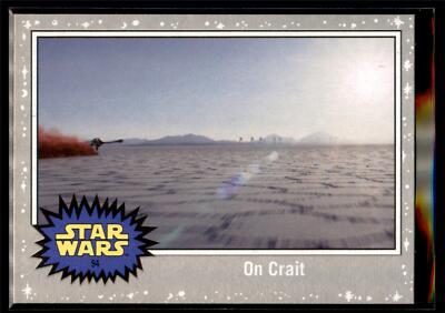 2017 Topps Star Wars Journey to The Last Jedi SILVER #94 On Crait