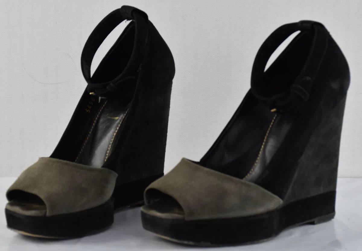 ysl open toe pumps