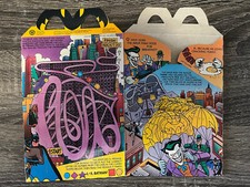 Vintage 1993 MCDONALDS HAPPY MEAL BOX -- Batman The Animated Series NEW