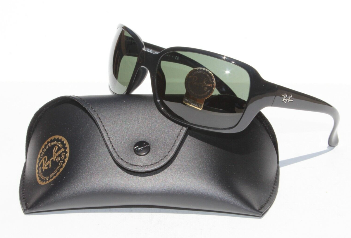 New RAY-BAN Sunglasses RB 4068 601 60-17 Black Frames Classic G-15