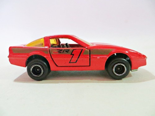 MAJORETTE 215 268 'CHEVROLET CORVETTE ZR1' RED. VINTAGE. ORIGINAL 1:57 EXCELLENT - Picture 3 of 6