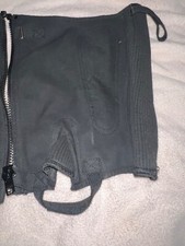 HORZE English Riding Kids Half-Chaps, black, size Large Wide