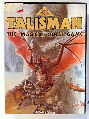 RARE Games Workshop TALISMAN: The Magical Quest 2nd Ed. UNPUNCHED 1983
