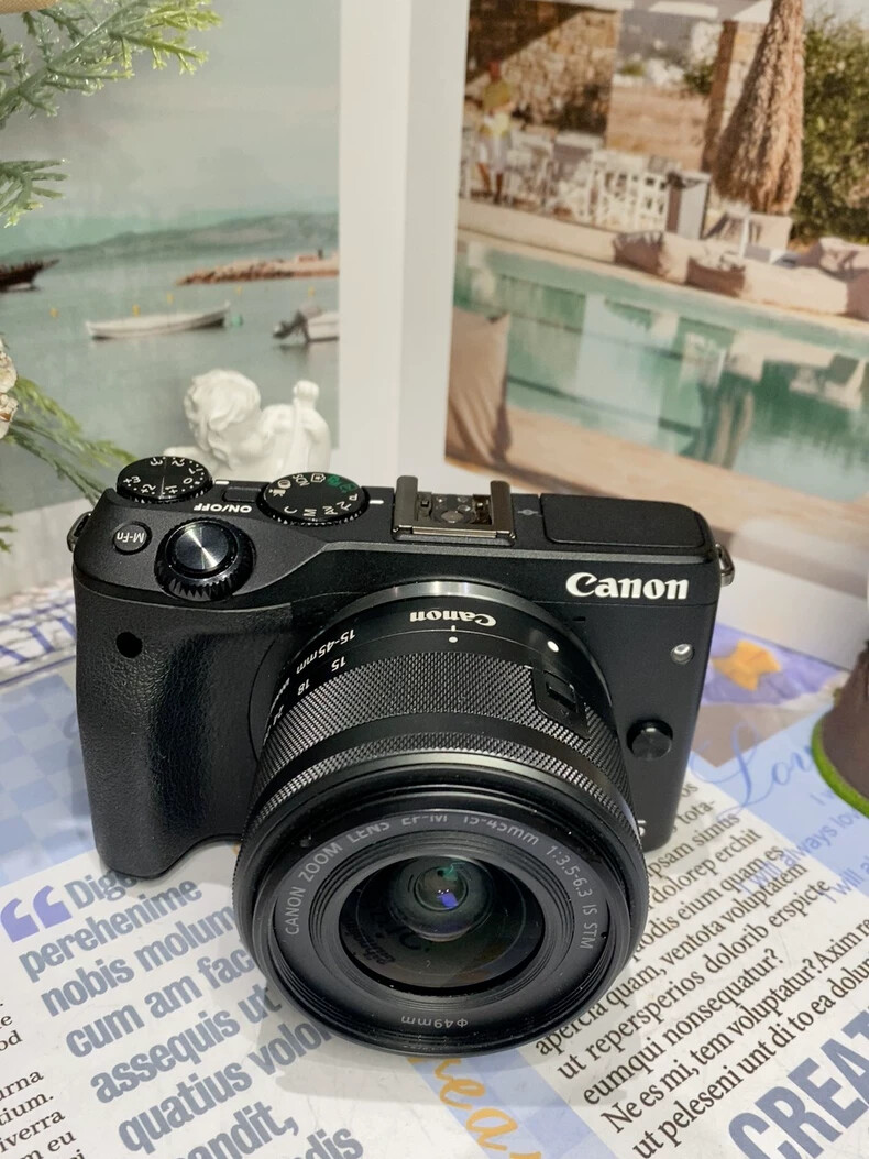 Canon EOS M3 24.2MP Mirrorless Camera Black with 15-45mm lens | eBay