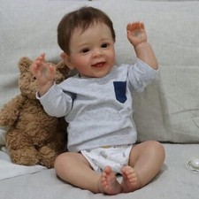 ZIYIUI Lifelike Reborn Baby Dolls 22 inch 55cm Soft Silicone Vinyl Real Life Ba