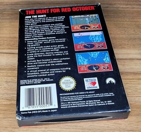 The Hunt For Red October - Nintendo NES PAL - Complete In Box