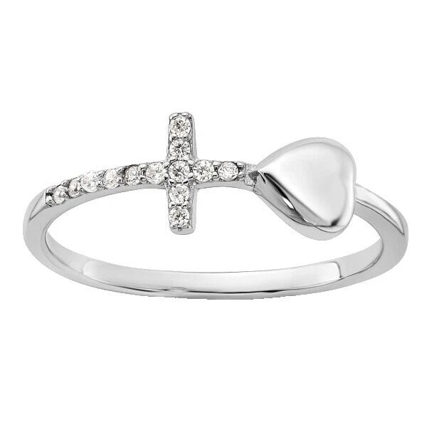 Cubic Zirconia Anillos de Moda Religiosa